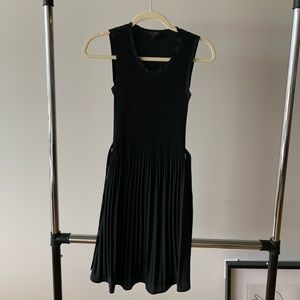 Dress, silk, knee length